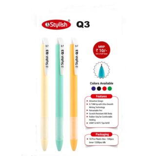 Stylish Q3 Pen Blue (10 pcs)