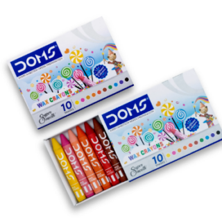DOMS Wax Crayons (10 x 10 rs)