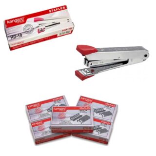 Kangaroo Stapler Machine No.10  with Stapler Pin 5 Boxes